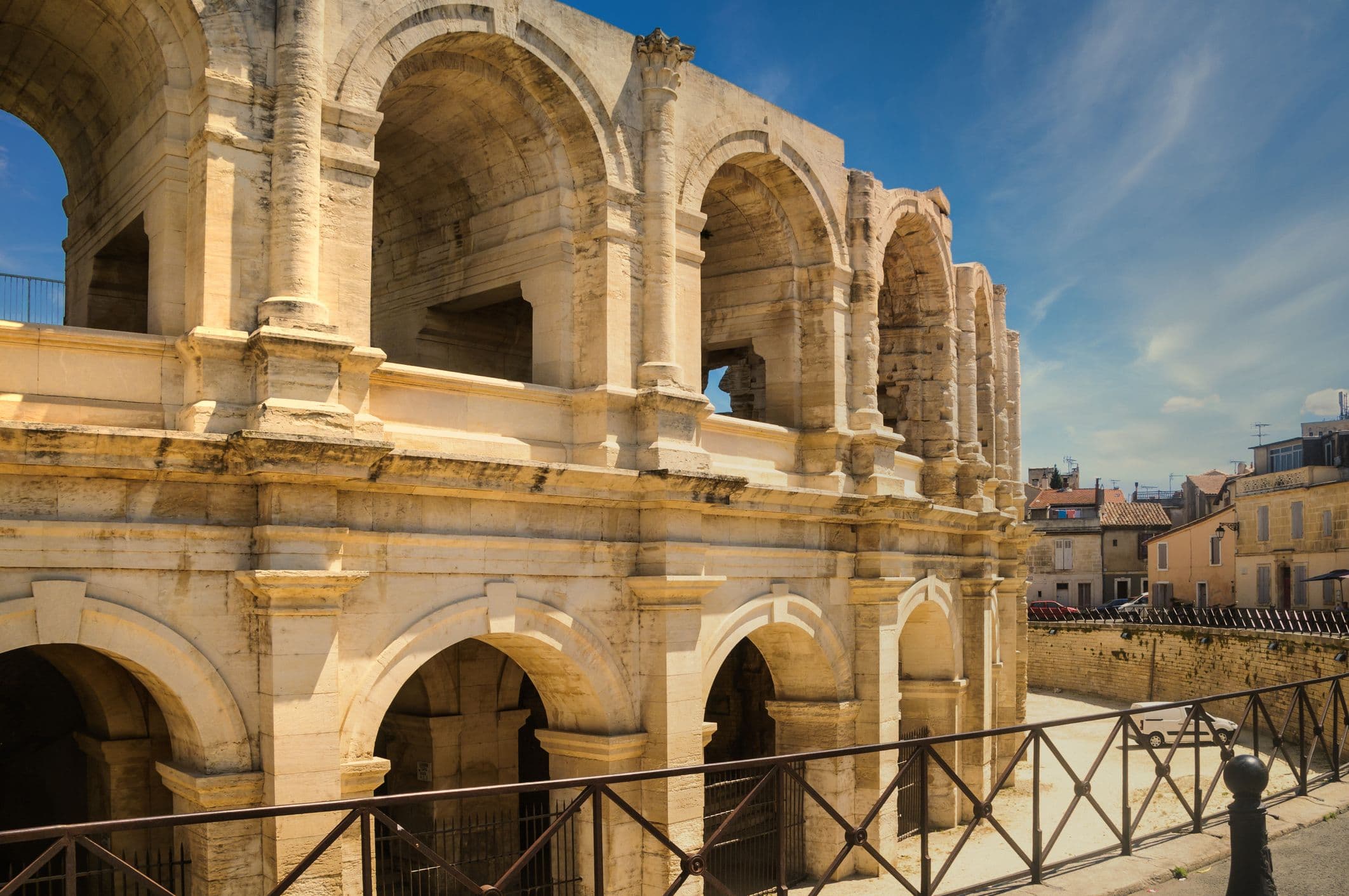 Amphithéâtre d'Arles, ville classée au patrimoine mondial de l'UNESCO. ©KenWiedemann