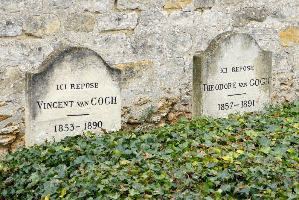Le cimetière d’Auvers-Sur-Oise, qui abrite la tombe de Vincent Van Gogh.