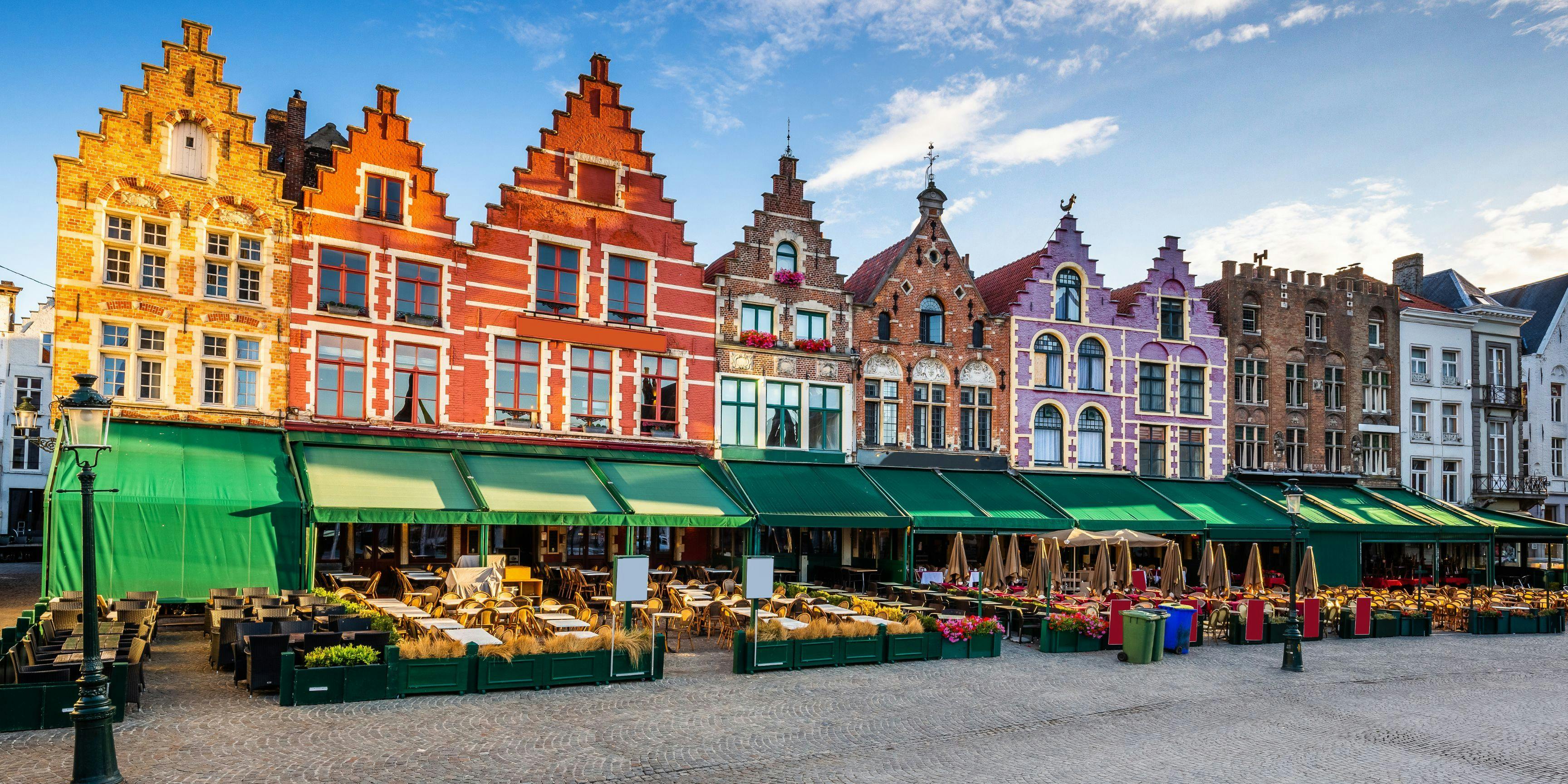 La Grand-Place de Bruges.