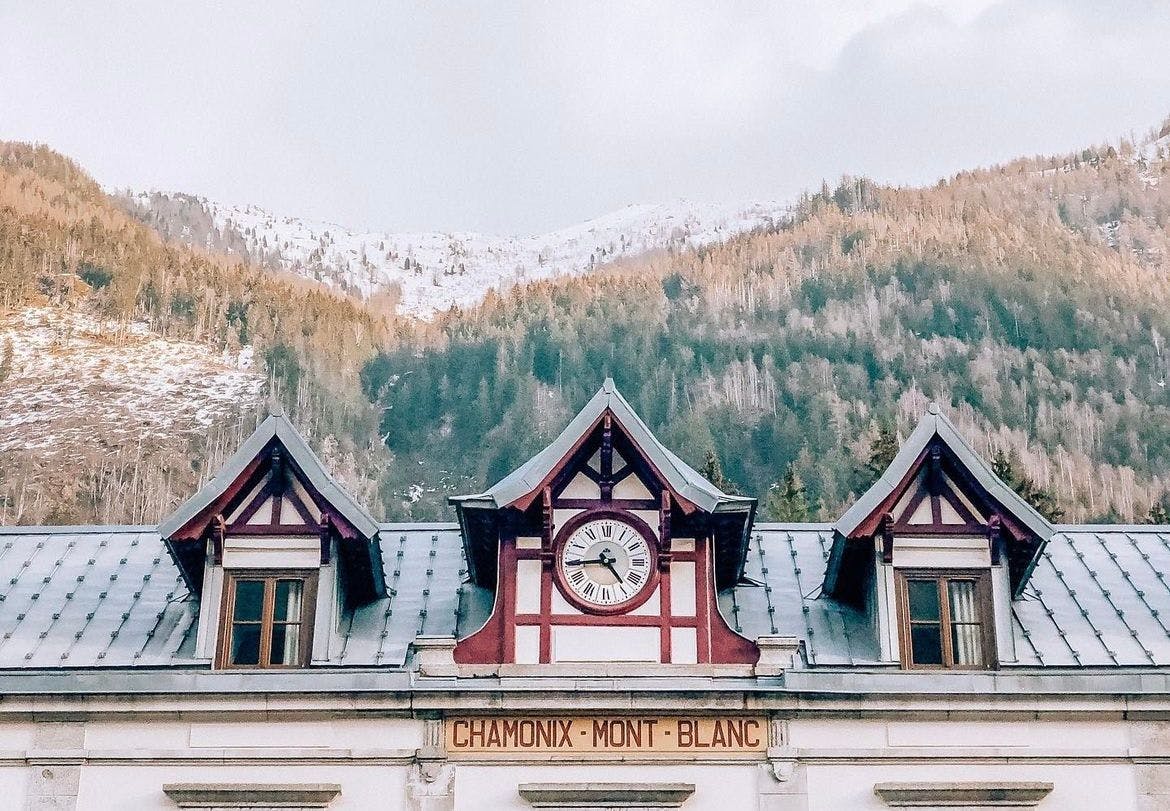 L'ancienne gare de Chamonix.