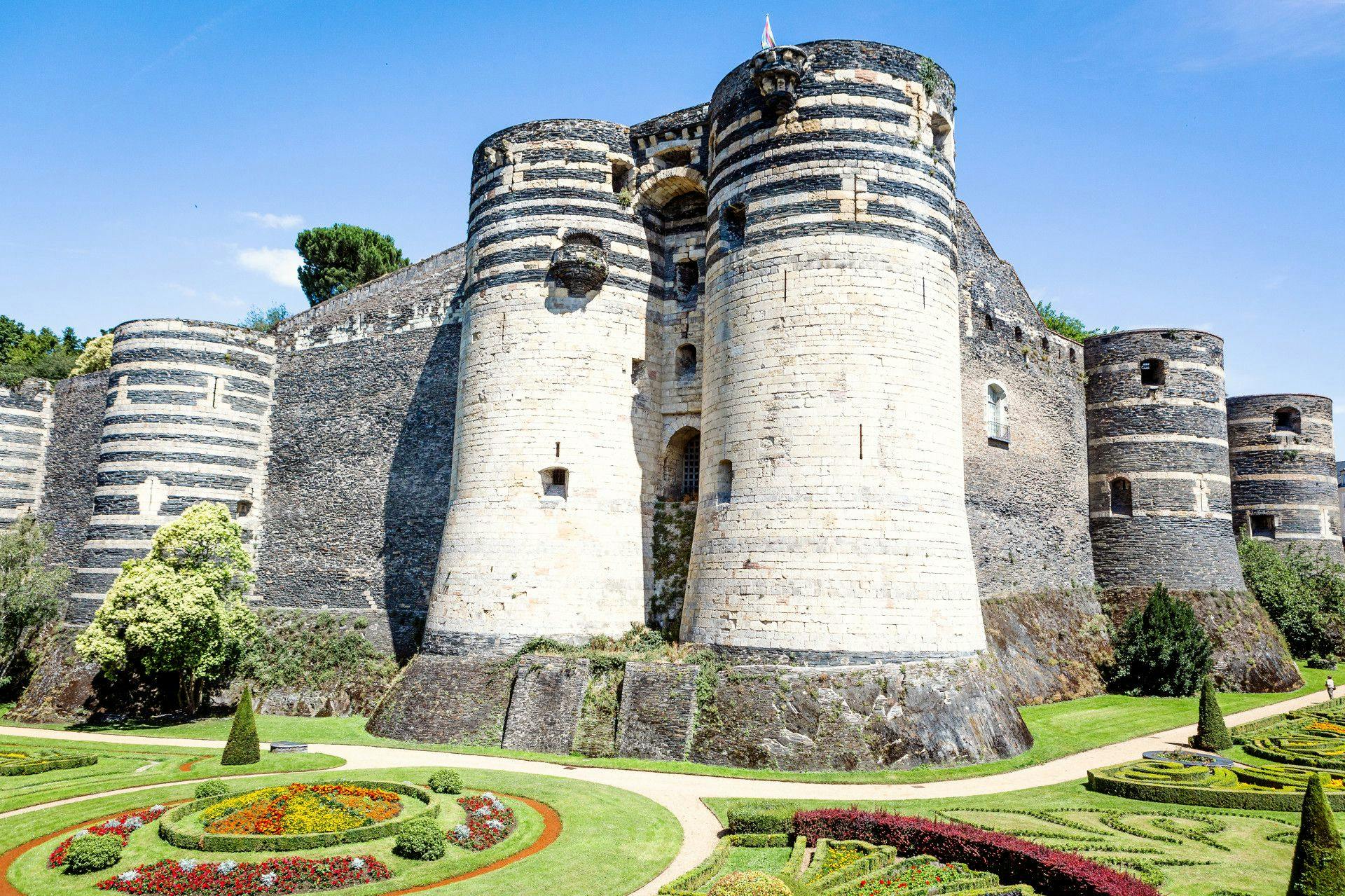 Le château d'Angers et ses jardins ©D. Mouraud 