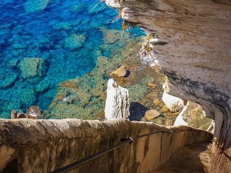 Escalier du Roy d'Aragon © Office de Tourisme Bonifacio