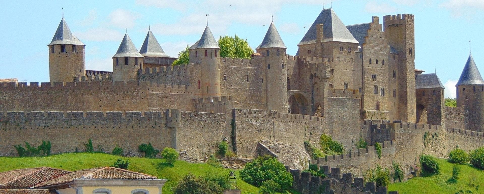 Le château de Carcassonne.