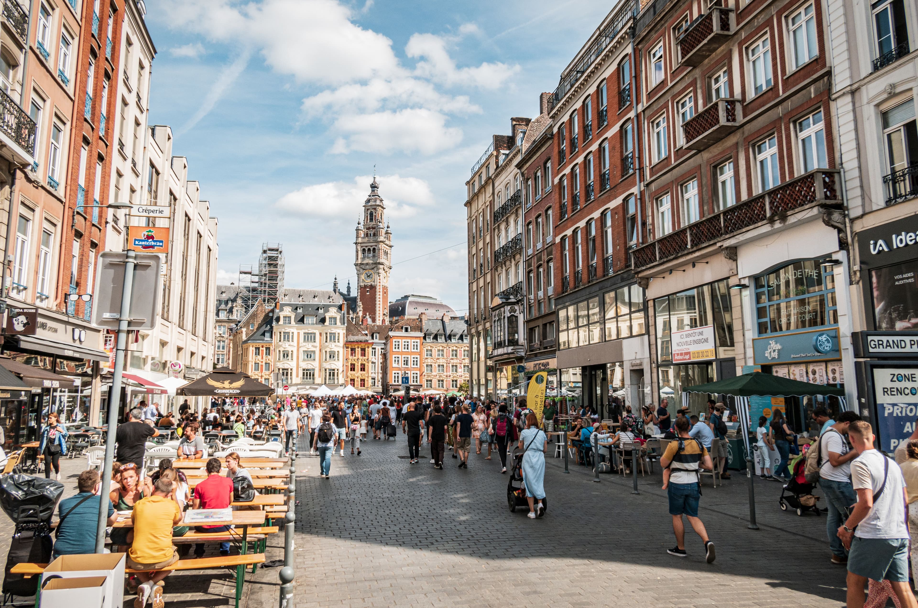 Les rues de Lille pour représenter notre quiz sur cette ville et sa région