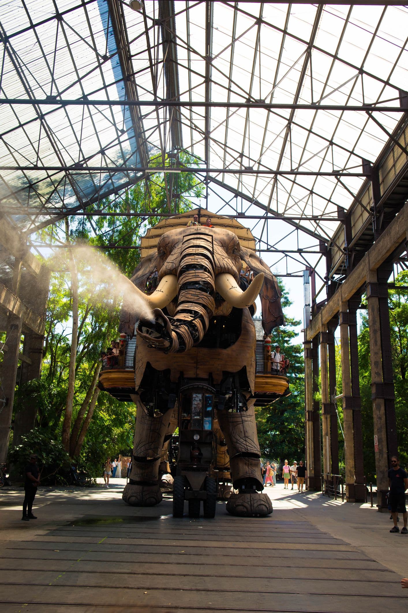 L'éléphant mécanisé : l'une des incroyables constructions géantes à découvrir aux machines de l'Ile. ©silvia cozzi
