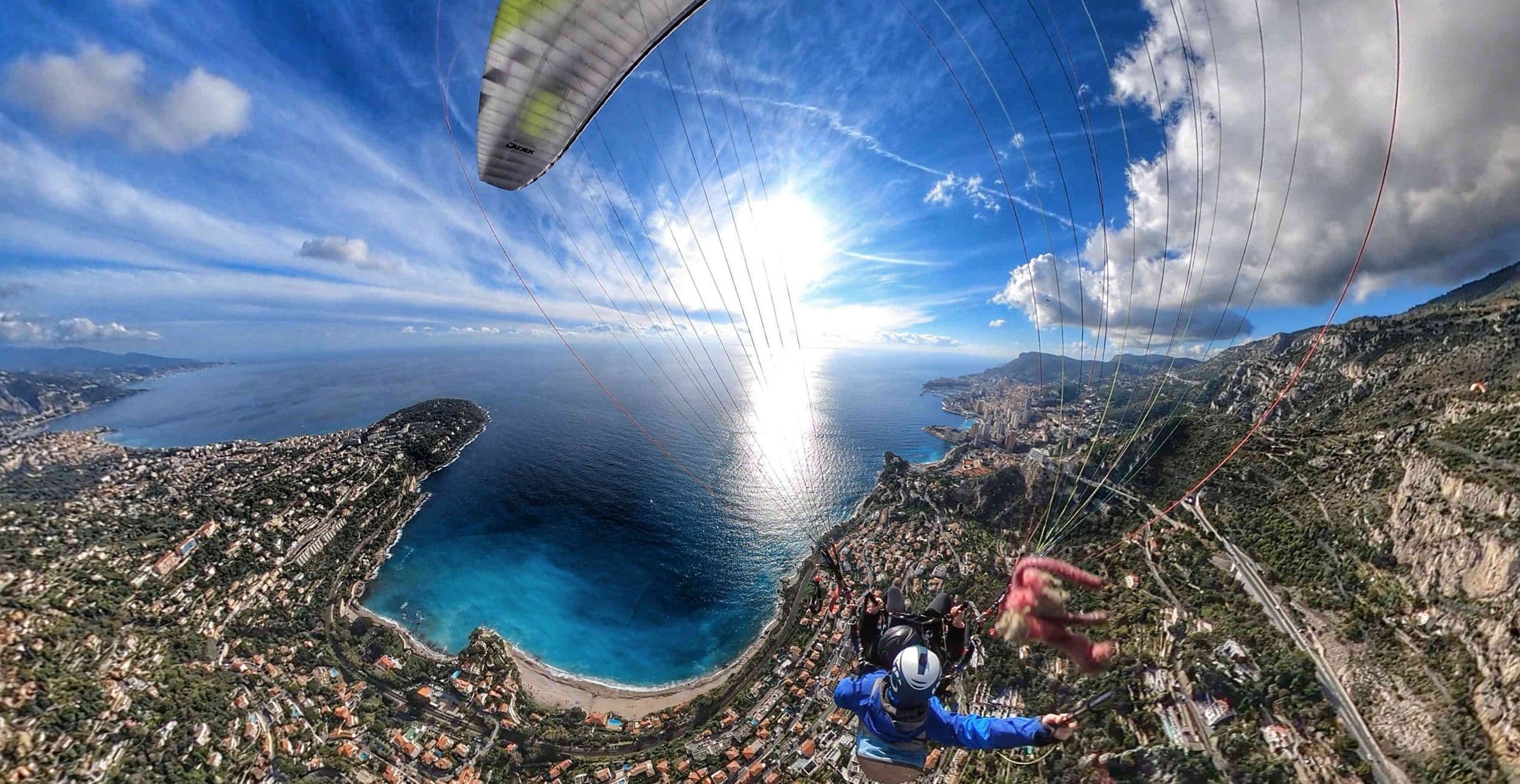 Survol de la Côte d'Azur © Parapente Roquebrune Cap Martin