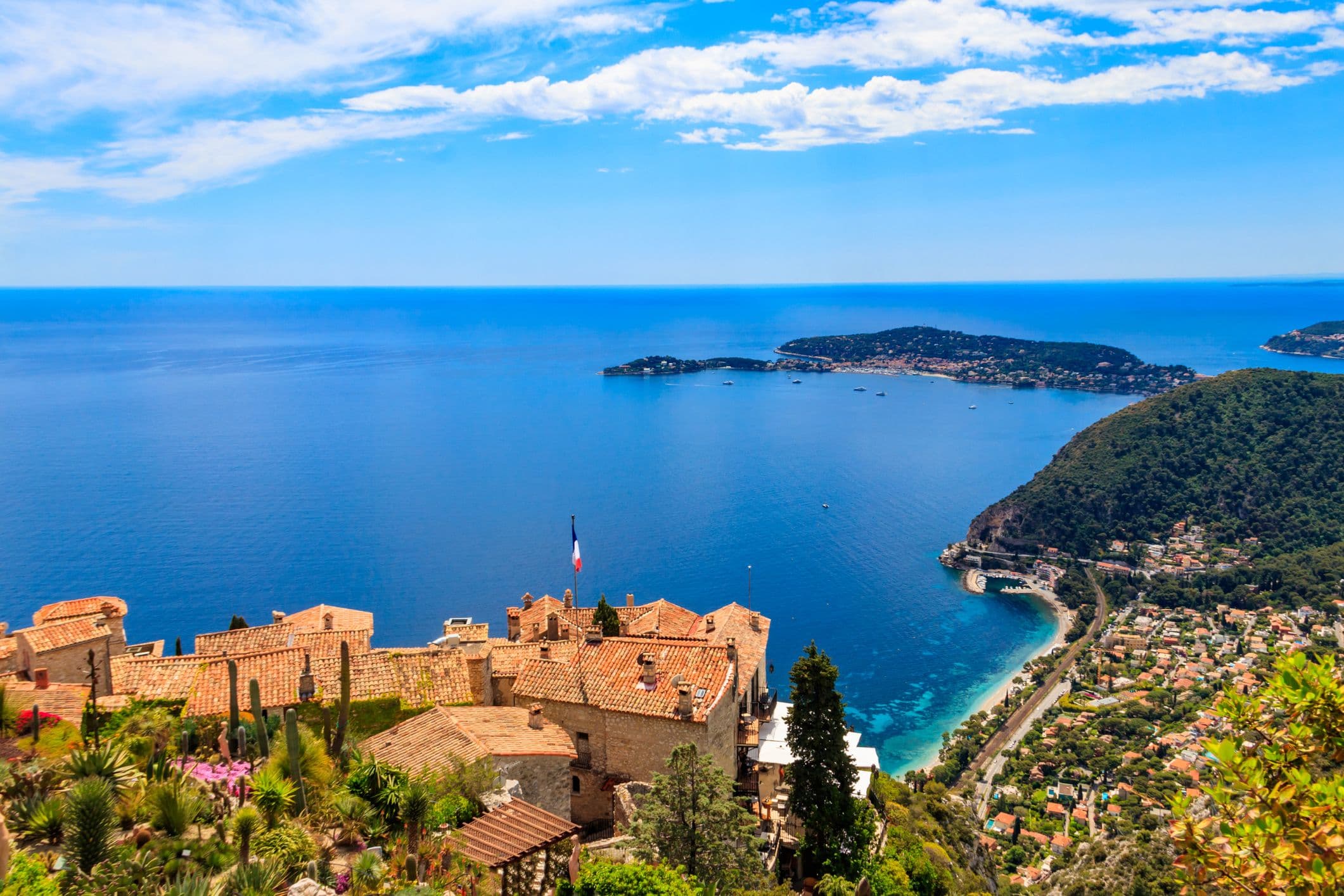 Vue panoramique depuis le jardin exotique d'Eze © Olya Solodenko