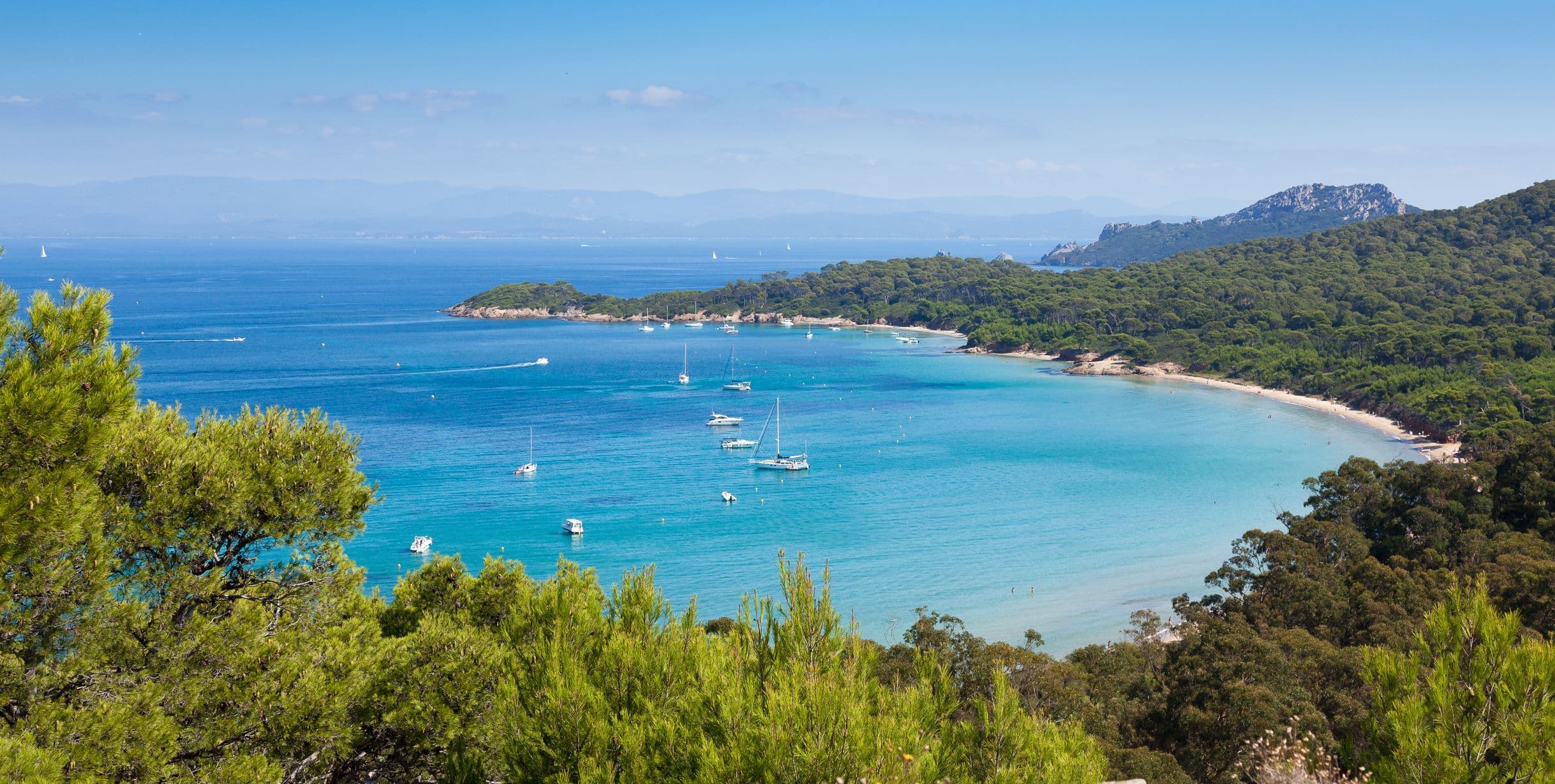 porquerolles vue panoramique hyeres ile d'or cyclades