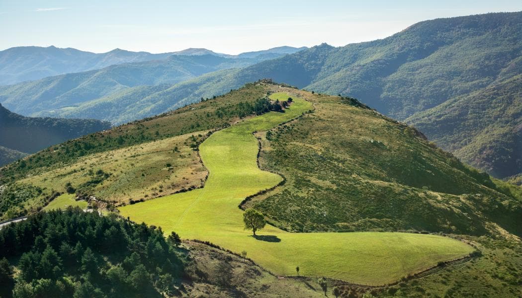 Champ de l'Aultre, panorama depuis le Pompidou © Office de Tourisme Lozère