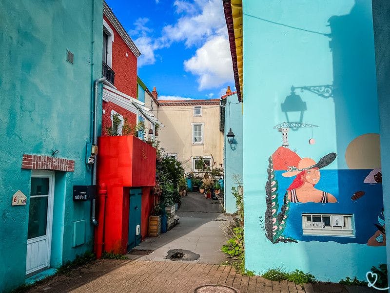 Les maisons colorées du village de Trentemoult, près de Nantes ©RegionLovers
